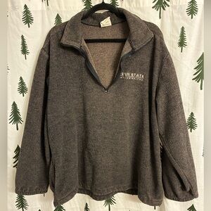 Vintage League Penn State Quarter Zip Pullover Unisex Size XL